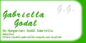 gabriella godal business card
